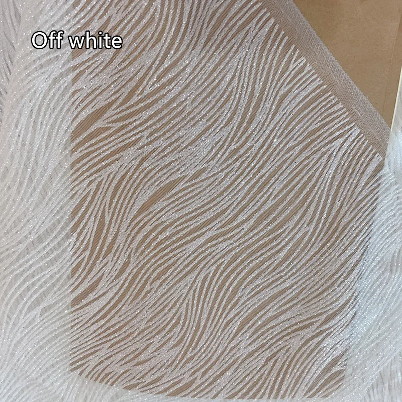 Mehrfarbiges Glitzer netz garn, heißes Diamant spray, Gold und Silber, heiß prägen des Hochzeits kleid gewebe, neuer Stil – Detail 3