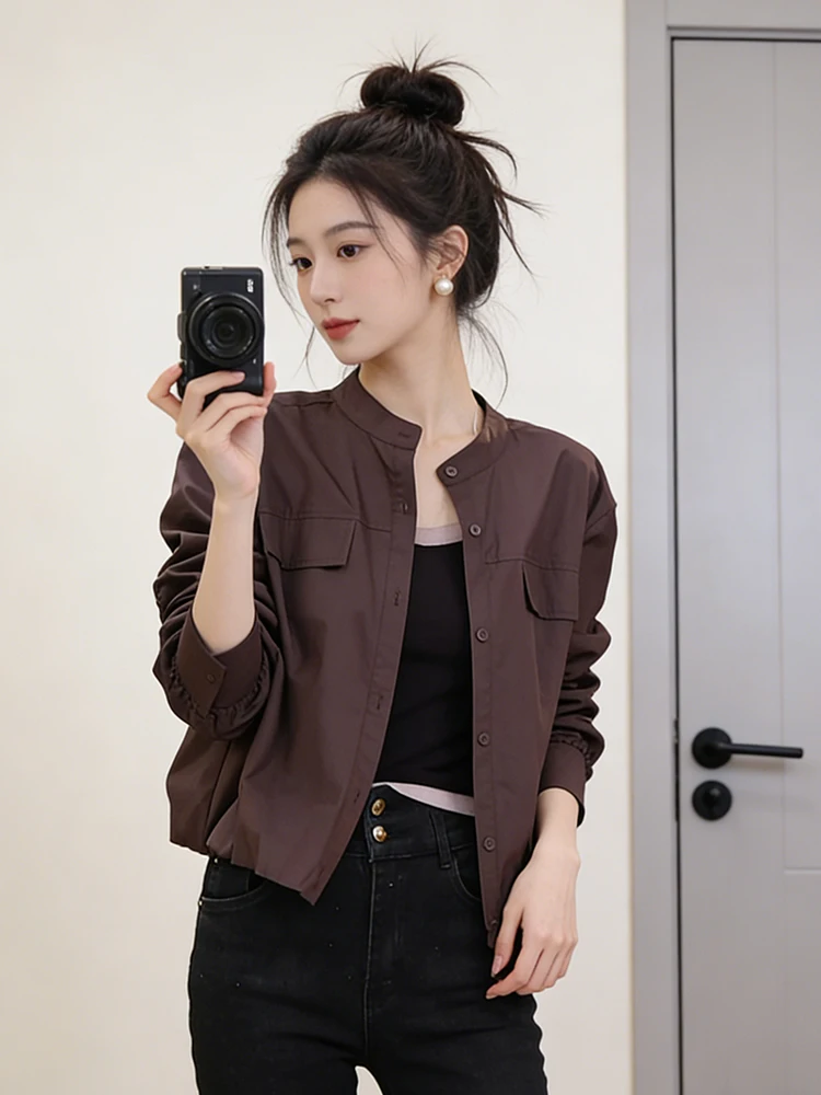 

Спортивная женская куртка в американском стиле, весенне-осенняя, на молнии, плиссированная, модная, корейский стиль, свободный крой