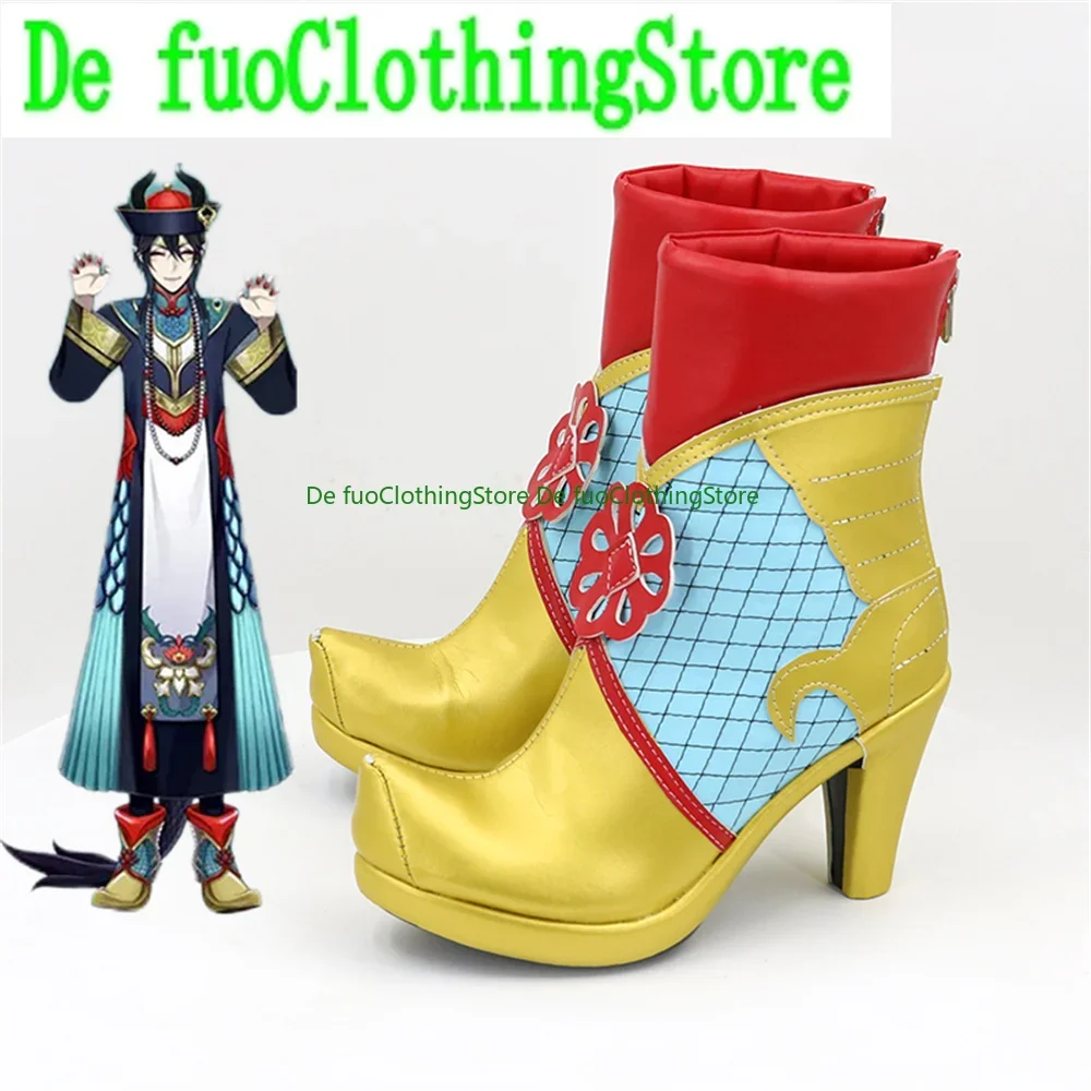 الملتوية-بلاد العجائب Malleus أحذية الهالوين التأثيرية أحذية لعبة أنيمي الهالوين عيد الميلاد Defu متجر أحذية الملابس