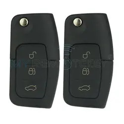 Remtekey Smart Key 2Pcs 3M5T15K601AB 3Button 433 Mhz ID63 Chip For Ford B-Max Fiesta Focus Galaxy Kuga S-Max 2008 2009 2010 2011