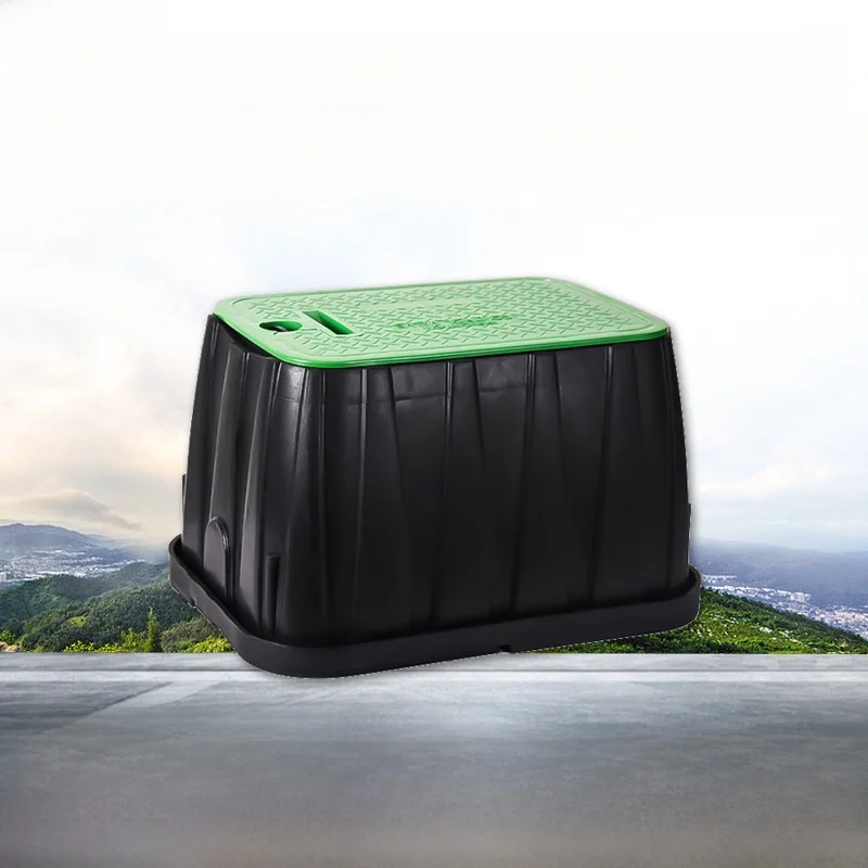 プラスチック製バルブボックス-2-インチクイックウォーターバルブボックス電磁バルブボックス表面および地下ボックス園芸用散水供給ボックス