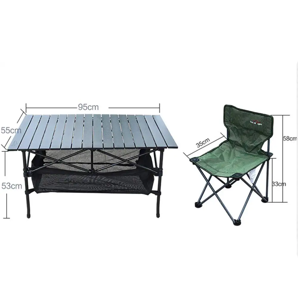 alloy fishing mountain bistro patio traveling outdoor folding portable aluminum aluminium picnic camping table and chair set