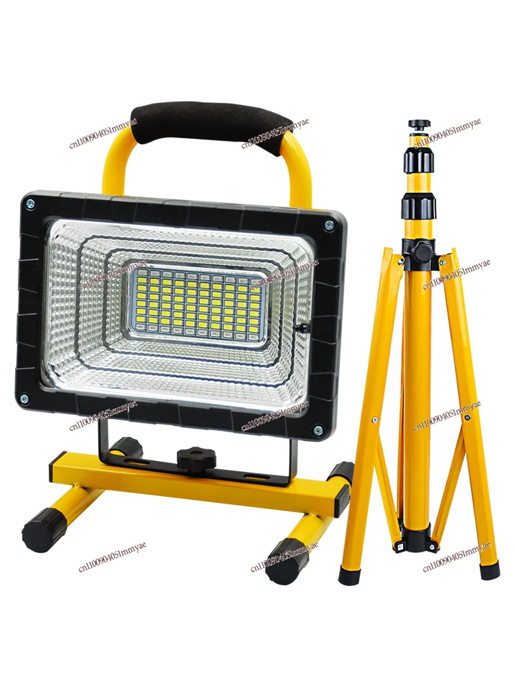 LED Outdoor Lighting Super Bright Strong Light Waterproof Construction Site Emergency Mobile Portable Field Camping  Floodlight
