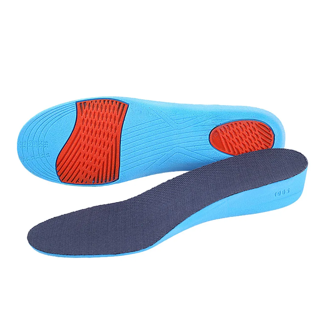1Pair 1.7cm Height Increase Insoles Invisible Shoe Pads PU Material Ventilation Perspiration Healthcare Sneaker Boot Inserts
