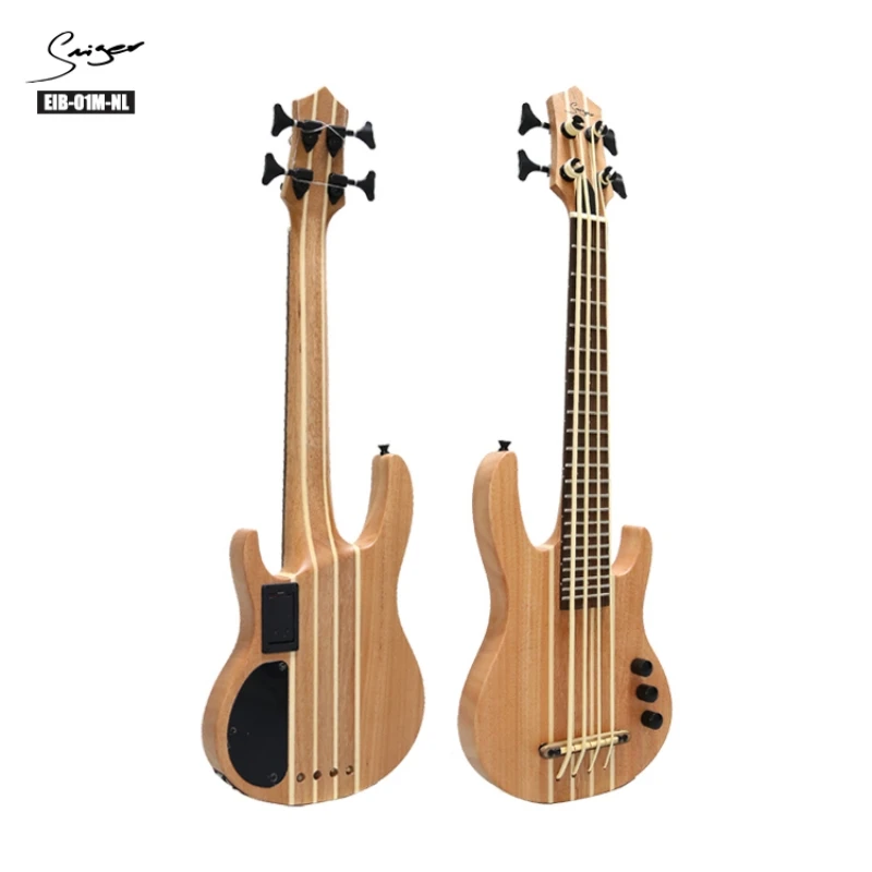 Ubass Electric Ukulele Bass Guitar 30 Inches 4 Strings Mini Bass UKU Electro Guitars Pickup Maple High Quality Ashtree