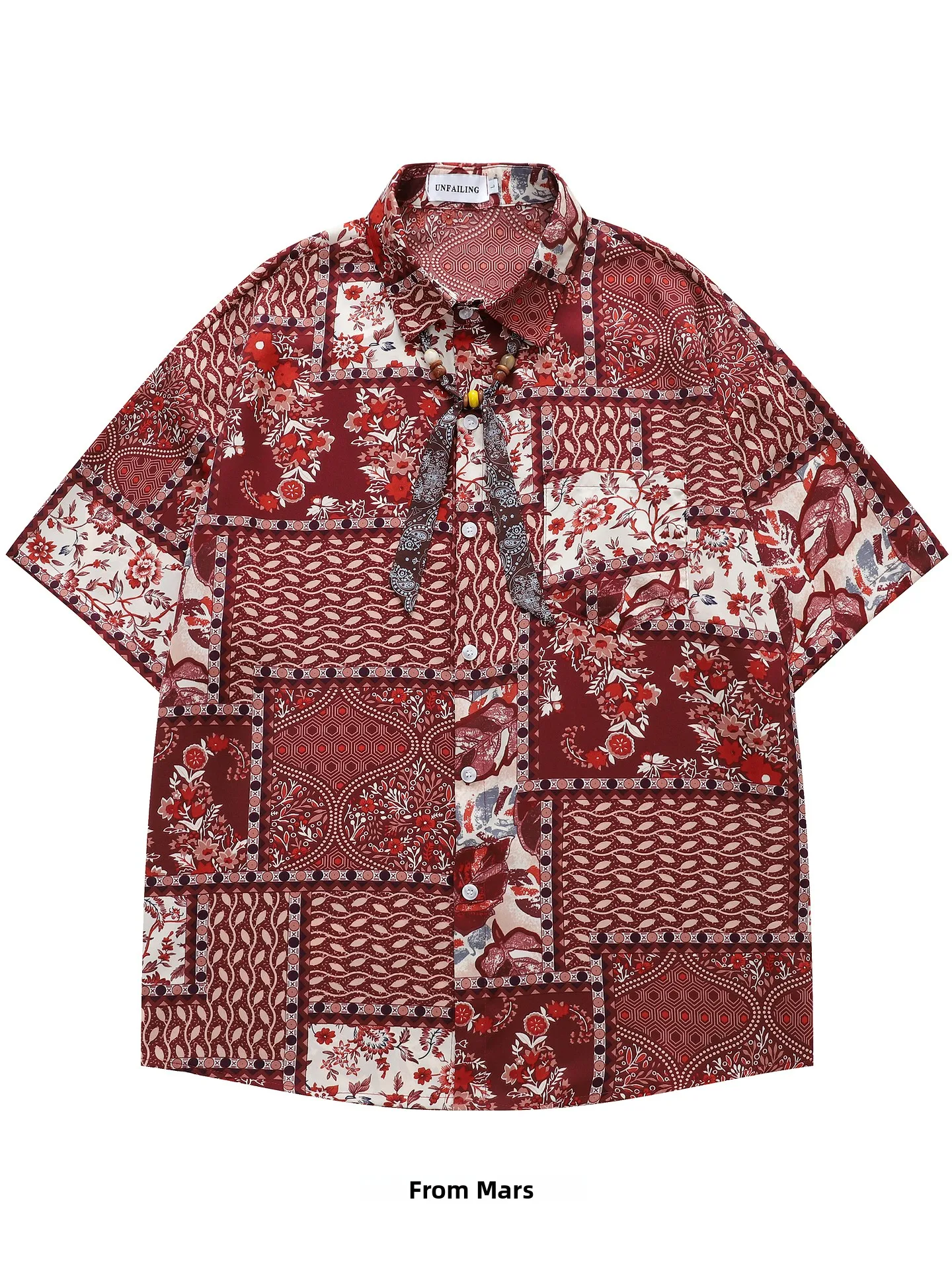 camicia-a-maniche-corte-ampia-rossa-vestibilita-comoda-moda-estiva-marca-cinese-fr-con-accessori-a-fibbia-per-cintura