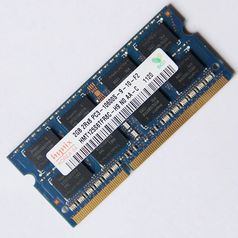 Hynix DDR3 RAMS 2GB 1RX8 PC3-10600S 1333MHz 2GB ddr3 Laptop memory 1.5V