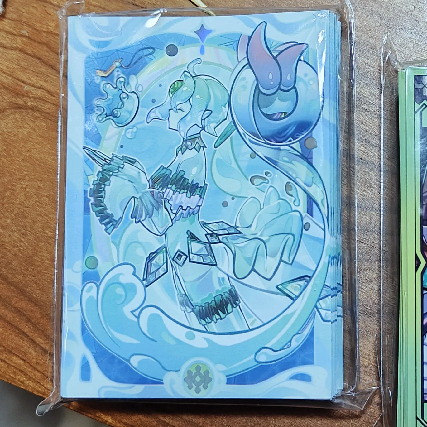

60 шт./упаковка, карманы для Карт Yugioh Icejade Aegirine Rahn фигурка фотография