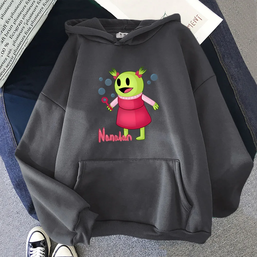 Nanalan tem diversão cartroon hoodies kawaii bonito sudaderas para mujer anime moletom feminino streetwear roupas masculinas estéticas topos