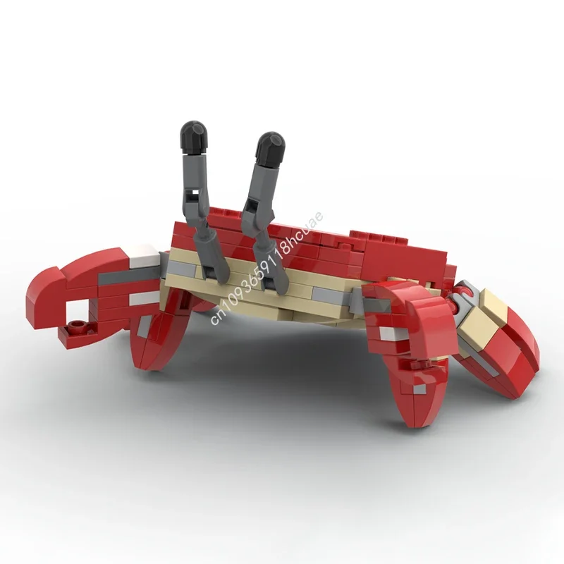 

152 детали MOC-конструктор «Краб Шелли» из серии Sea of Thieves, развивающий логическое мышление, STEAM-обучение, подарок на Рождество, проект для самостоятельного изготовления