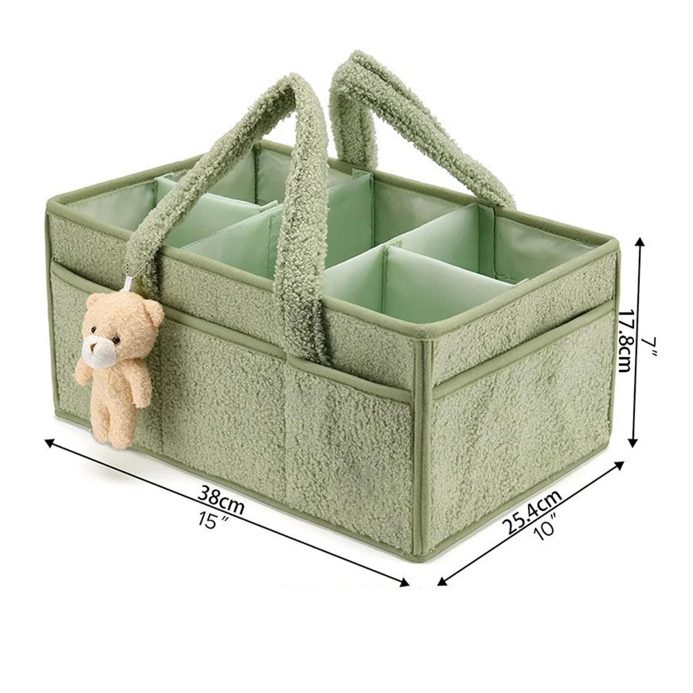 PANGDUBE Diaper Bag for Baby Newborn Items Things for Babies Diaper Stackers & Caddies Baby Diaper Organizer Nappy Caddy