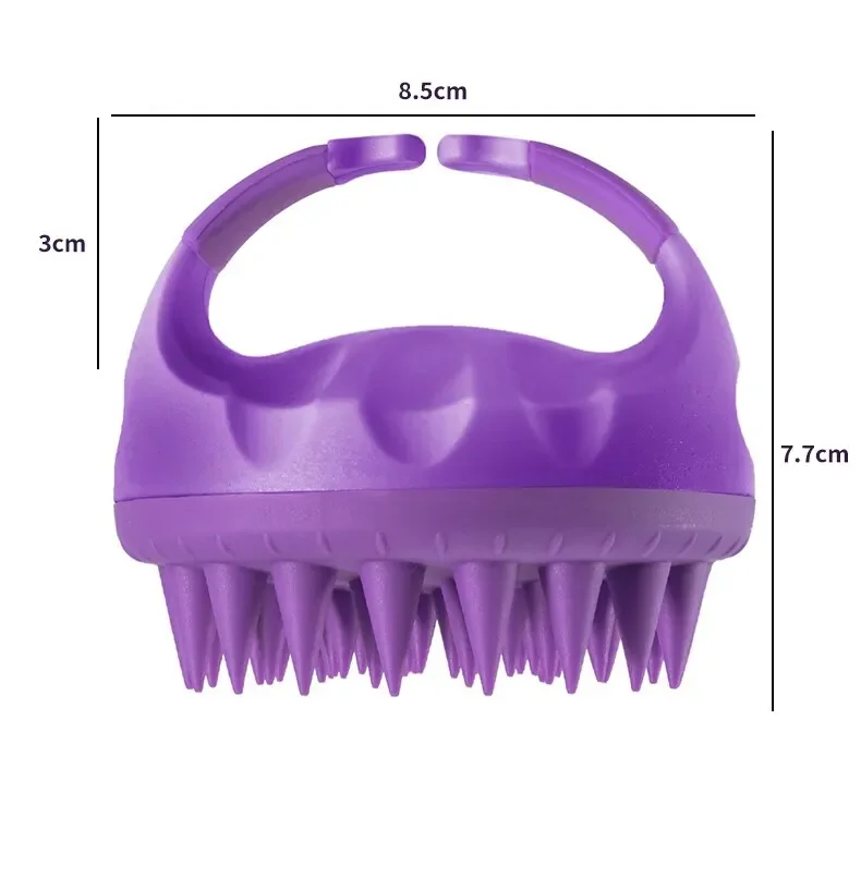 Scalp Massage Shampoo Brush Head Massager Clean Scalp Comb Hair Washing Brush Scalp Exfoliator Brush Head Scrubber Tools New