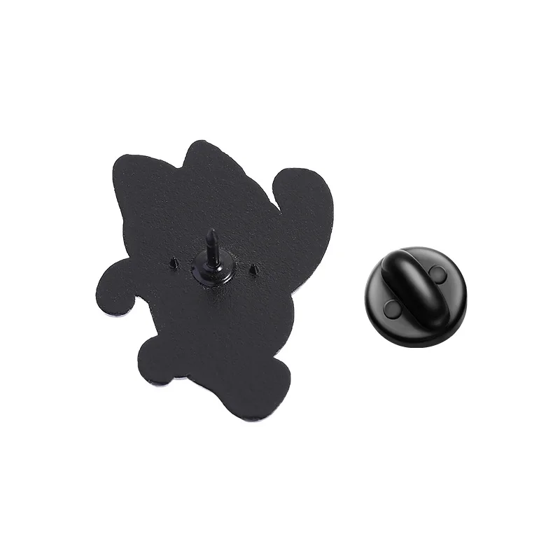 لطيف محظوظ القطط دبابيس بروش أنيمي الثروة تسجيل القط تصميم سبائك معدنية دبابيس سترات مزخرفة بالمينا الصدار مجوهرات هدية للأصدقاء الدعائم #6