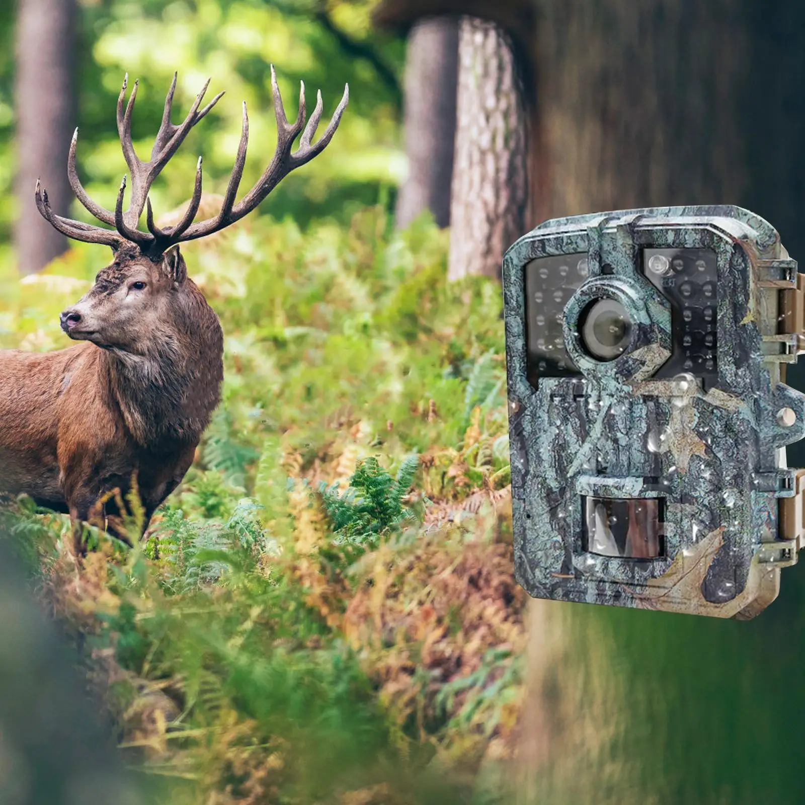 

Цифровая водонепроницаемая камера для наблюдения за дикой природой с PIR-датчиком, 1080P HD, для охоты и кемпинга на открытом воздухе