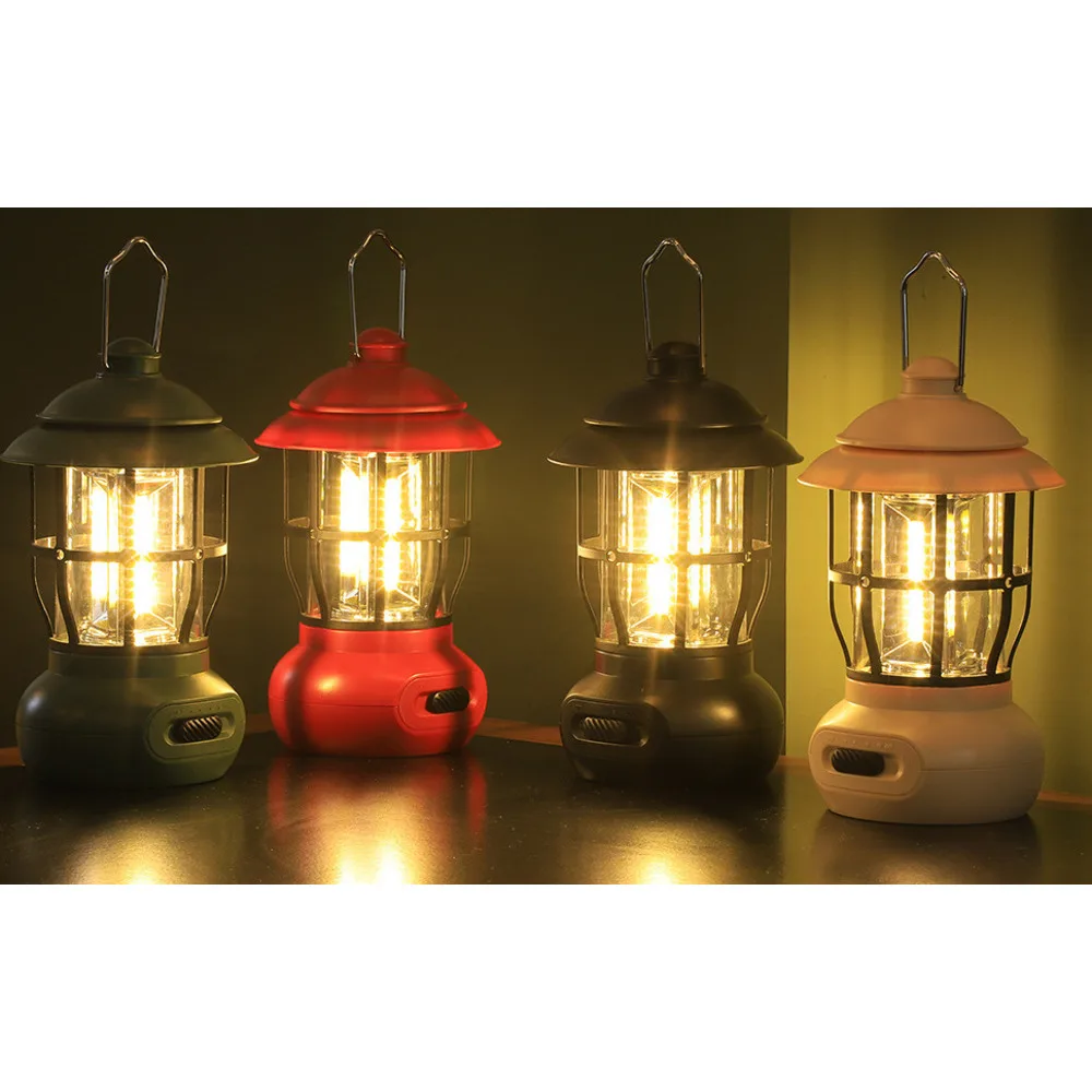 Illuminazione portatile per ricarica solare esterna, tenda con atmosfera a LED, luce da campeggio esterna, lanterna da campeggio_voghion.com