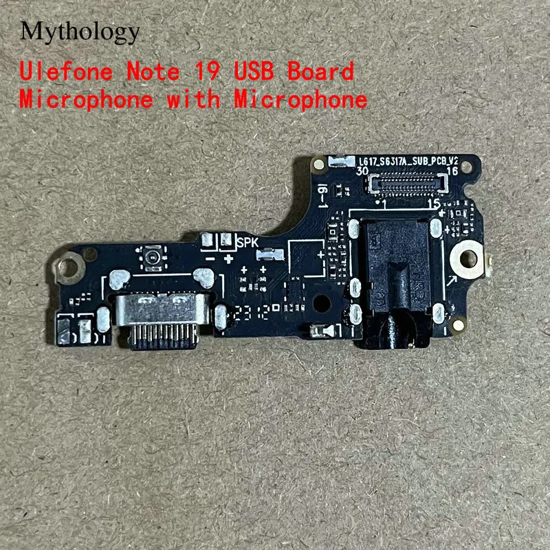 For Ulefone Note 19 Original USB Board Microphone Mobile Phone Charger Circuits Replacement Part