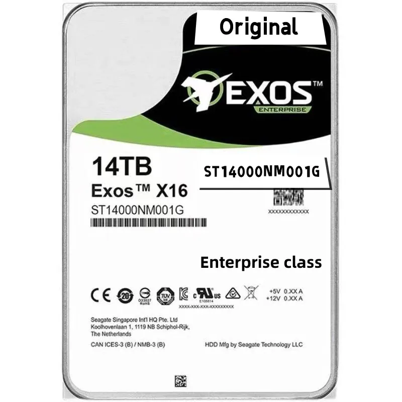 

100% New Original ST14000NM001G enterprise 3.5 inch 14T disk array hard disk storage server