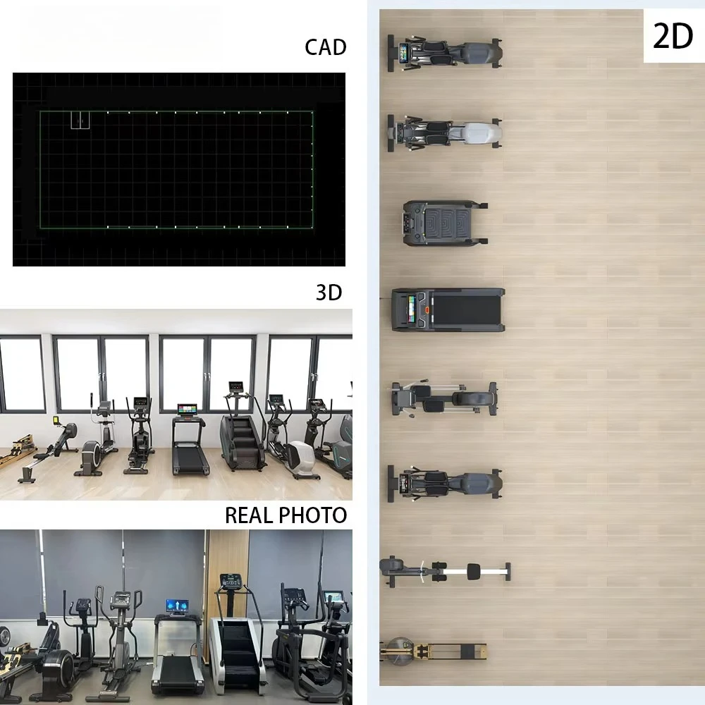 Gym High Rowing Machines Twin-Force Selectorized Loaded Back Strength Exercise Fitness Equipment Package in Guangzhou, China