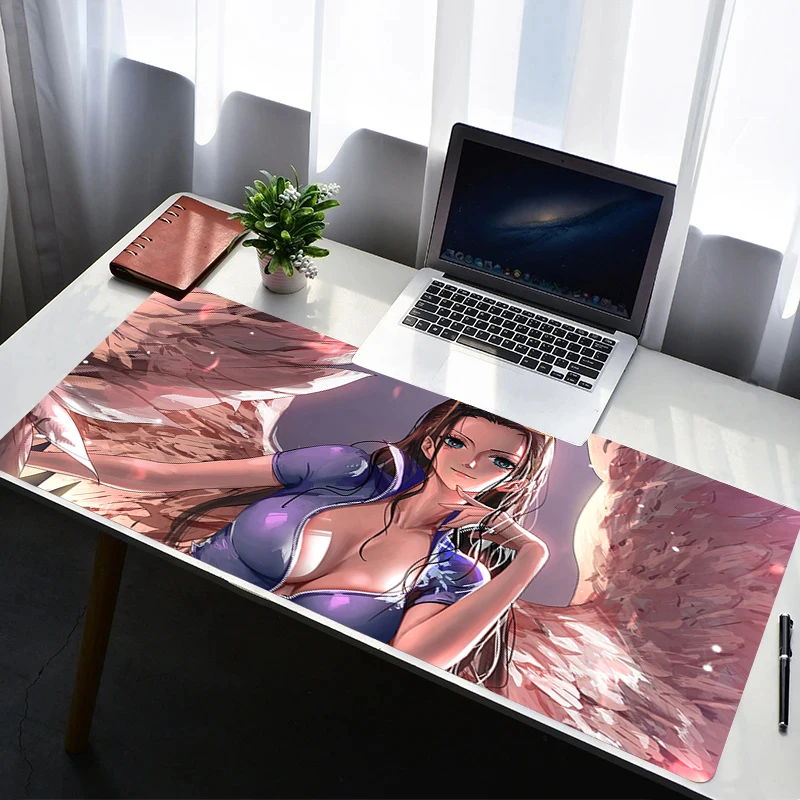 

Mouse Pad Laptop Non Slip Extended Desktop Mouse Mat PC Rubber HD One Piece Nico Robin Keyboard Pad Gaming Accessories Mousepad