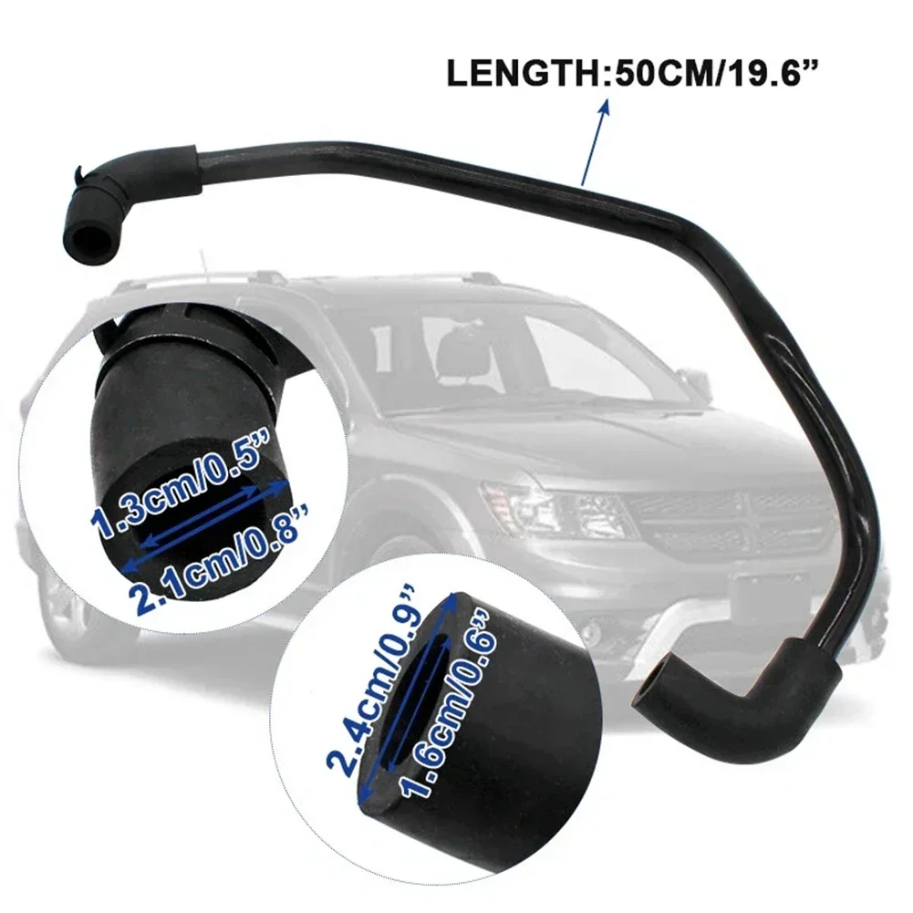 

Black Plastic PCV Crankcase Ventilation Hose 53032993AF 53032993AC For Jeep For Commander For Dodge Engines Accessories