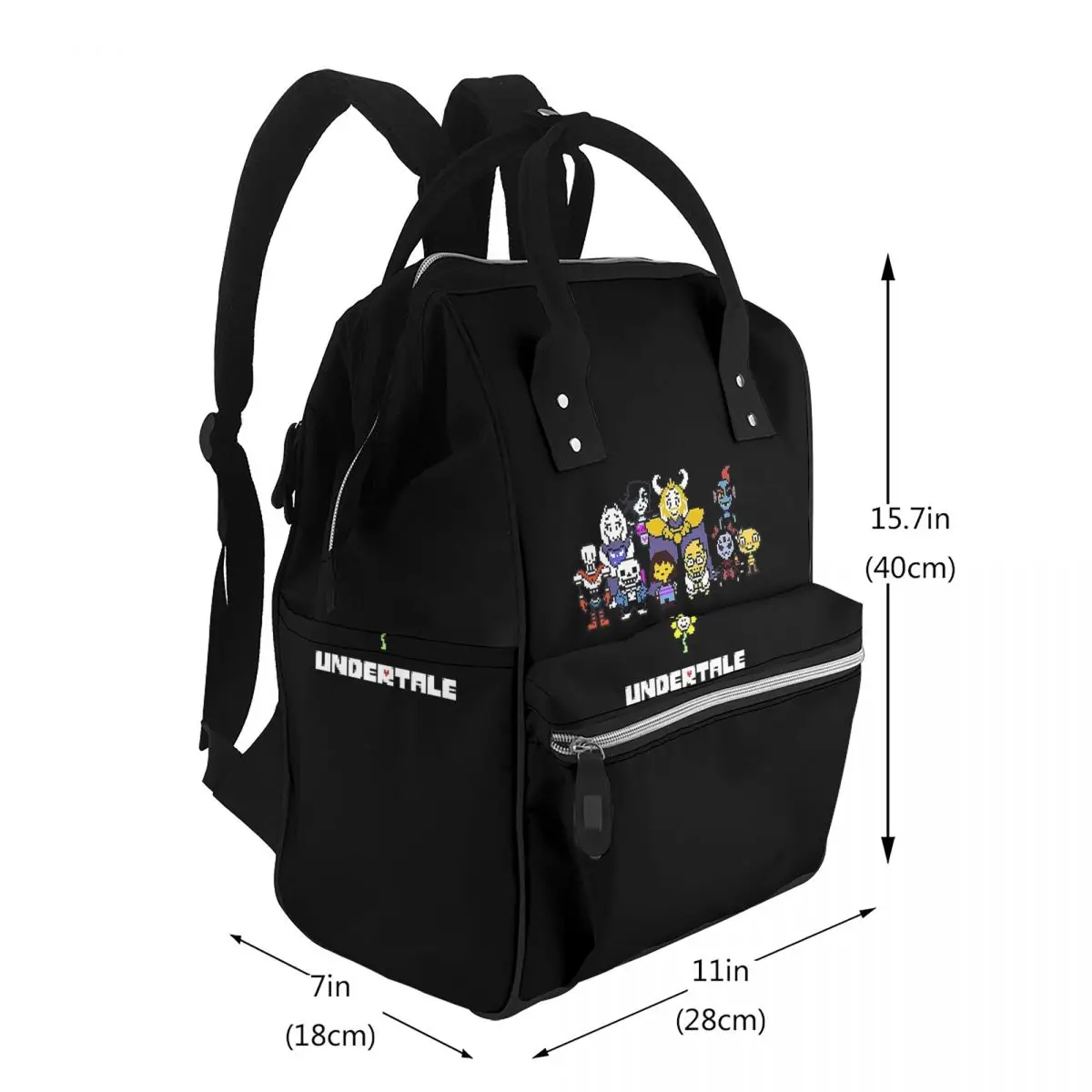 Undertale Gamer Gaming Student Backpack School Bag Hiking Travel Daypack for Men Women Bookbag Shoulder Bags