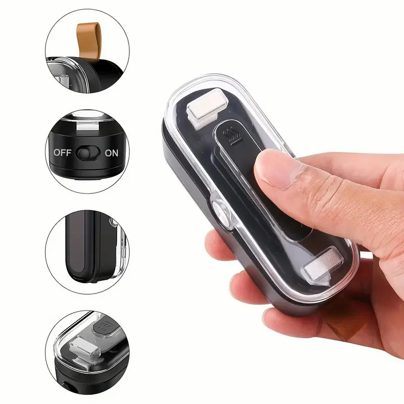 Sluitmachine Mini Draagbare Sluitclip Handdruk Warmte Sluitmachine Voedsel Fruit Snacks Behoud Klein Gereedschap 1-pack