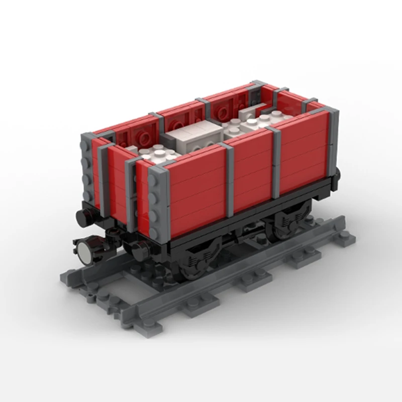QWERT City Car Model MOC Building Bricks Open Cargo Wagon Modular Technology Holiday Gifts Assemble Toys Suit Ideal Gift