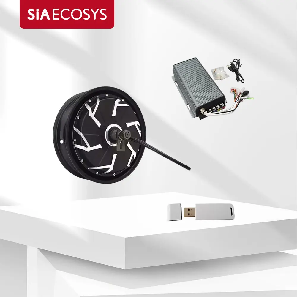 

QSMotor 12*3,5 дюйма 5000 Вт 260 45H V4 BLDC электрический скутер мотоцикл ступица колеса двигатель с sabvoton SVMC72200 Sinwave контроллер