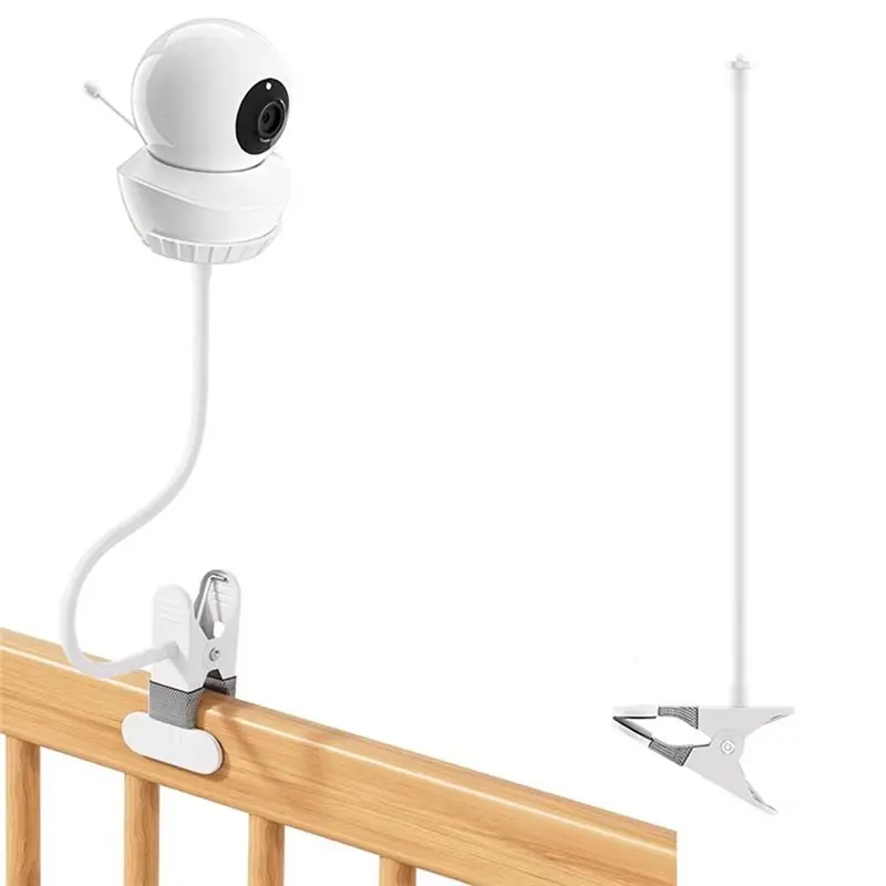 [NEW!CCDD】 41CM Universal Camera Mount Bendable Baby Monitor Holder Clip 1/4'' Punch-Free Camera Support Stand