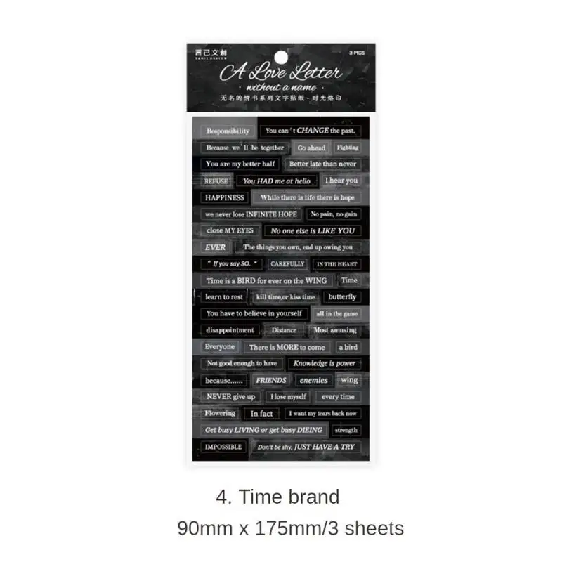 2/3SETS Clear Pattern Hand Account Sticker Creative Scrapbook And Stamp Paste Multiple Times Creative Stickers Clip