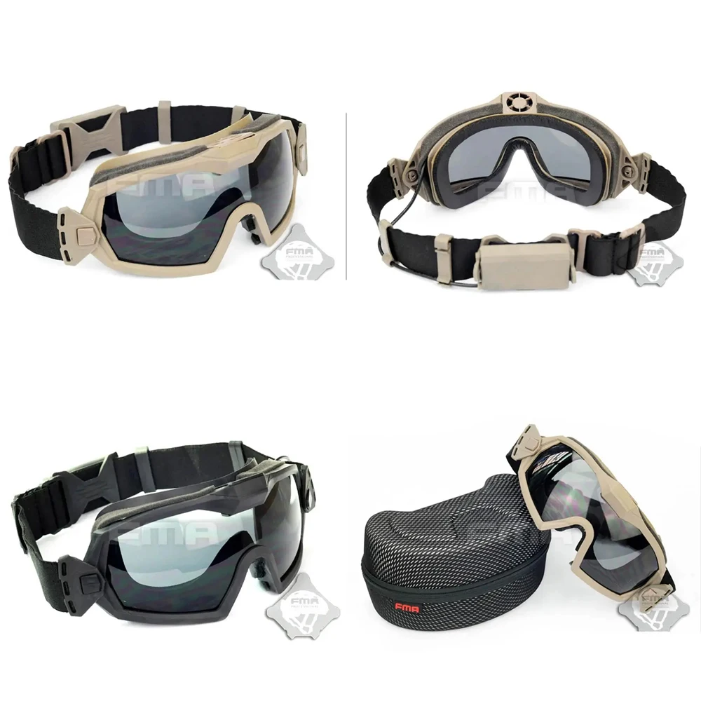 Tactical FMA Regulator Updated Version Goggle With Fan Glasses Sports Cycling Eye Protection For Skilling & Ciclismo