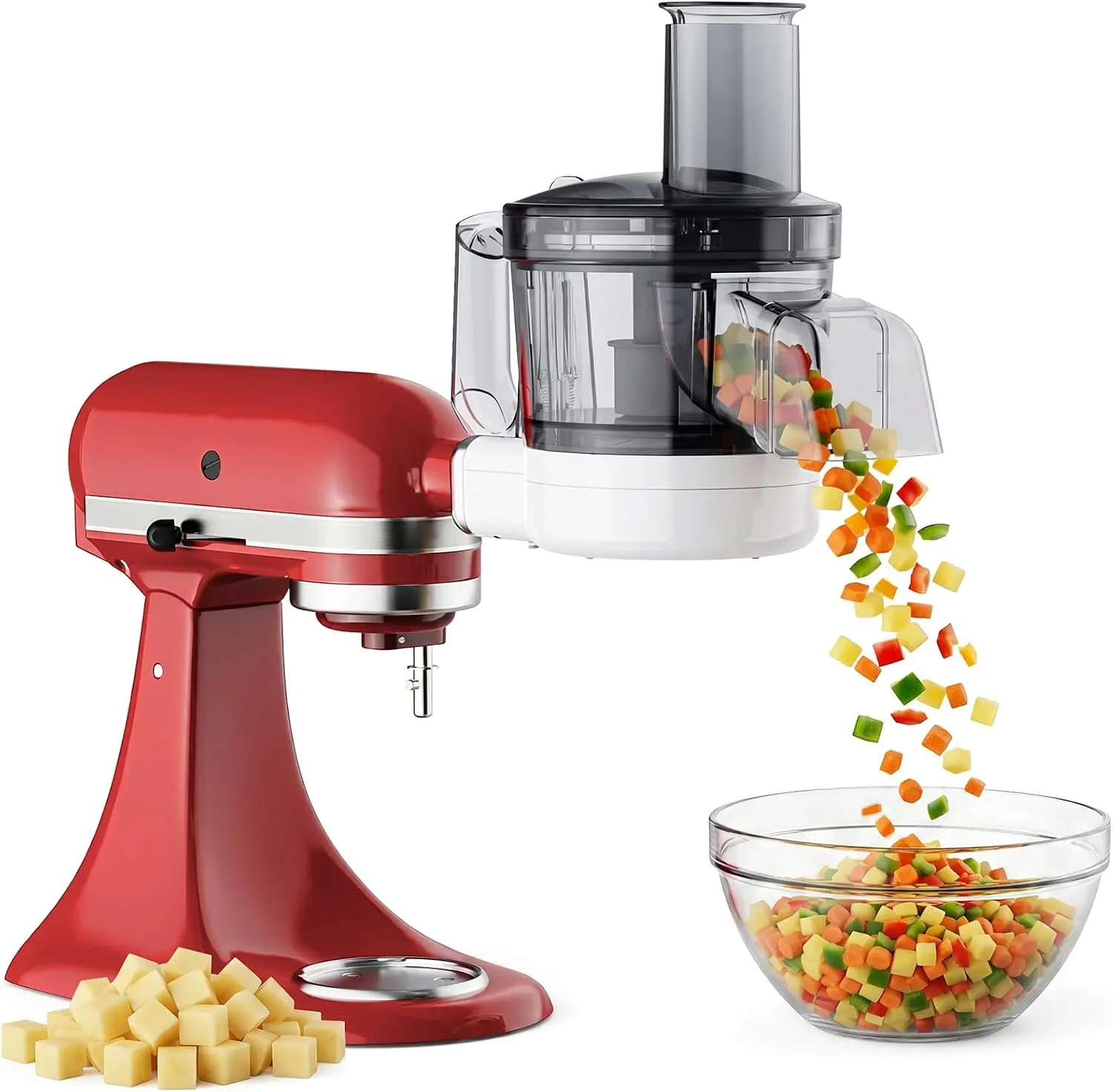 Multifunctional 5 In 1 Food Processor Chopper Attachment
