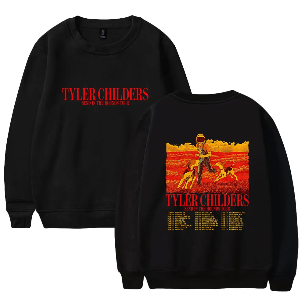 Tyler Childers Send in the Hounds Tour Merch Crewneck Long Sleeve Streetwear Women Men Sweatshirt Fashion Clothes