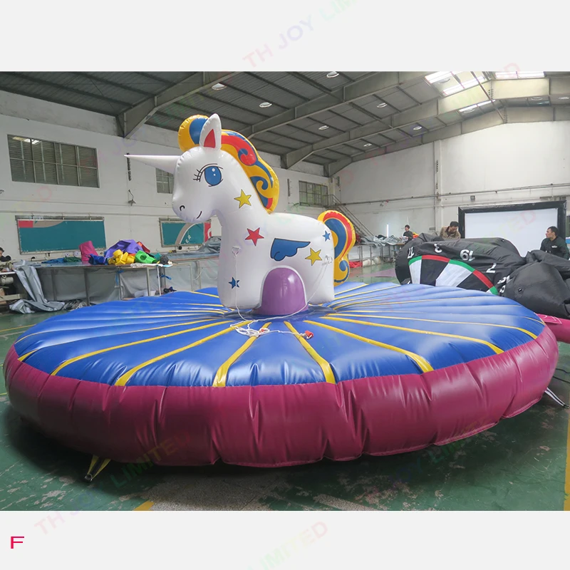 

free air shipping to door,4m/5m diameter outdoor inflatable human bull rodeo riding sport games,inflatable rocking horse