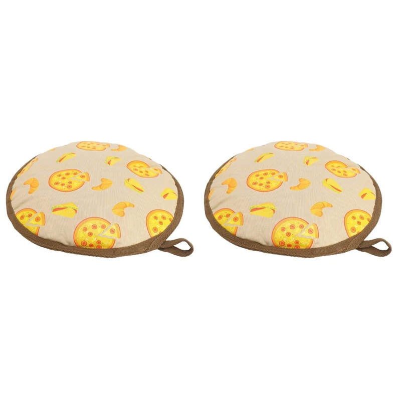 2Pack 12Inch Tortilla Pancake Warmer Pouch Microwavable Insulated Food Cooler Bag, For Corn Flour Burrito Pancake Warm