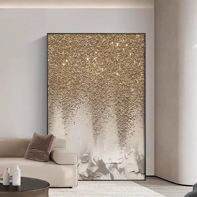 Abstract starry sky living room decorative painting texture sofa background wall canvas paintng creative mural