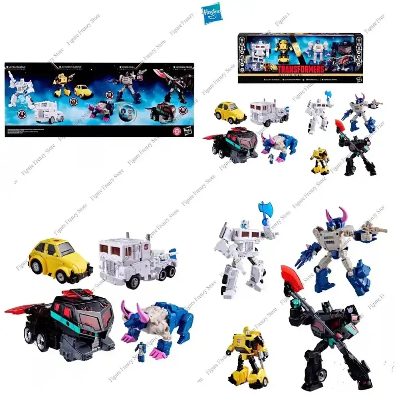 

Special Offer New Original ULTRA MAGNUS AUTOBOT BUMPER HORRI-BULL NEMESIS PRIME Set for Hasbro Transformers Age of Primes