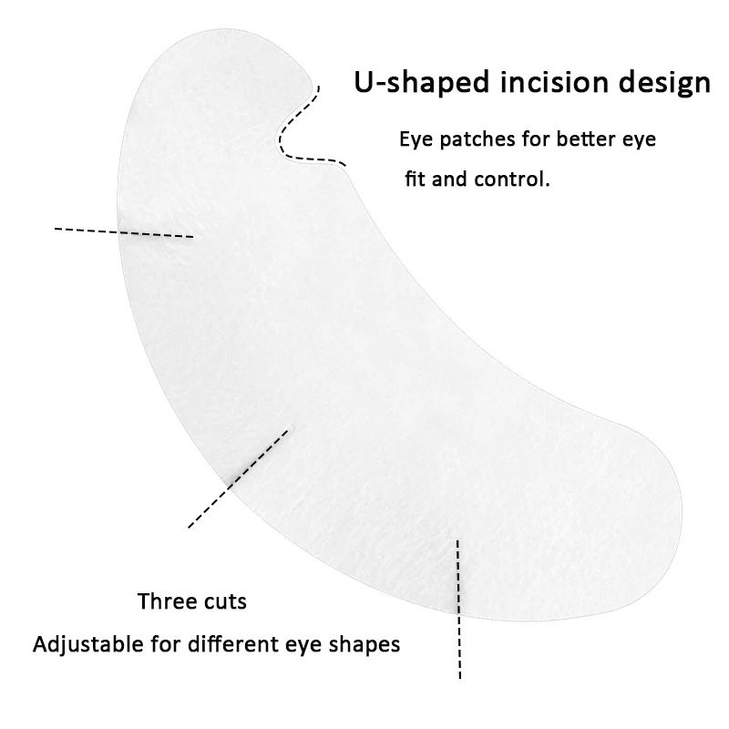 Nastro per Extension ciglia da 40 pezzi sotto le bende per gli occhi nastri per micropori facili da strappare ciglia per innesto professionale strumenti di bellezza per il trucco