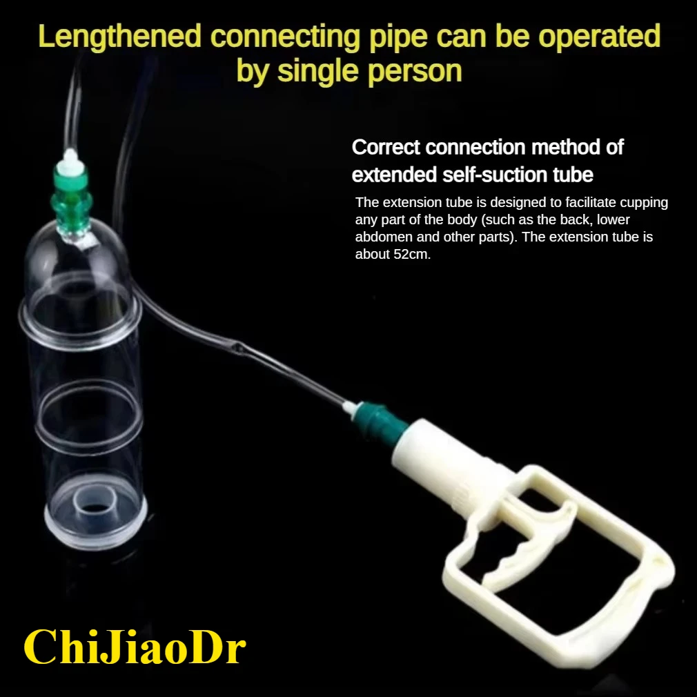 With Oil Gun Suction Cup Body Massage Cup Detoxification and Anti Fatty Acid Treatment Jar Health Jar