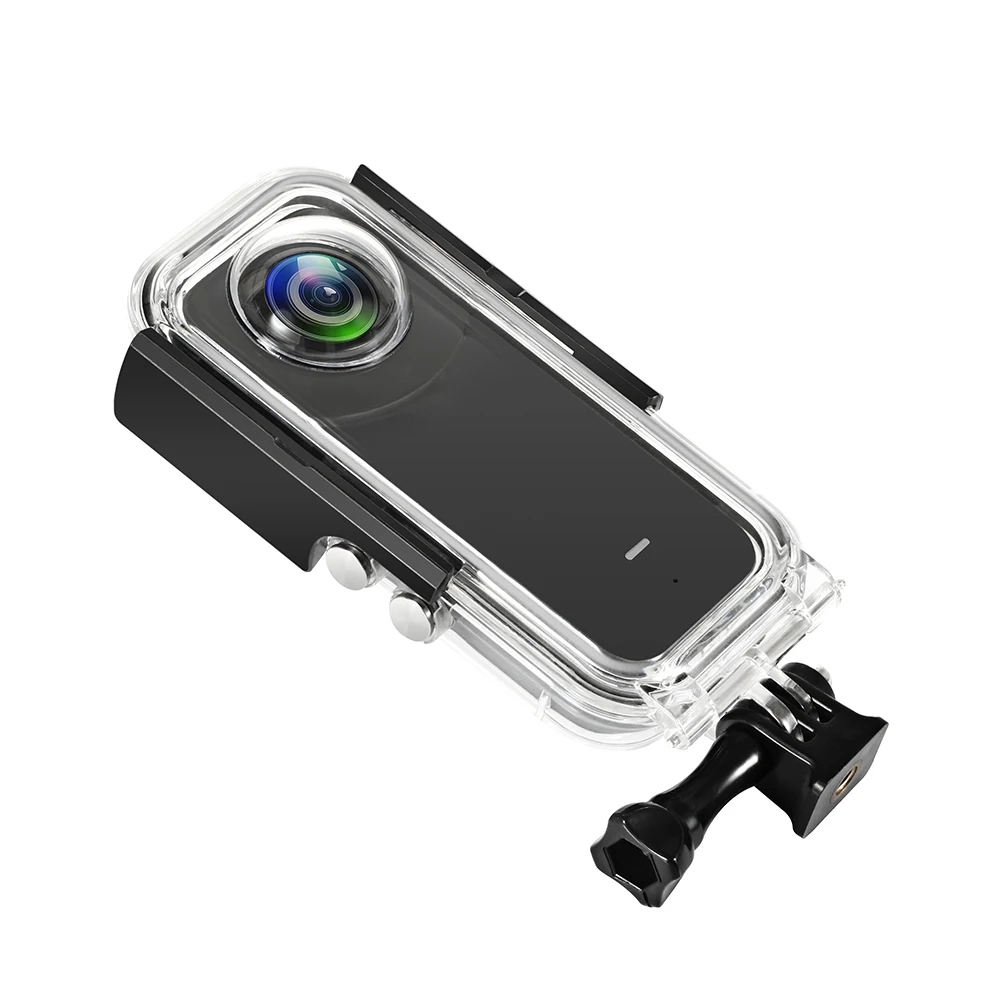 Reygak-insta360 one x3用の防水ハウジング,水中ダイビング保護シェル,ブラケットアクセサリ付き40m (131ft)