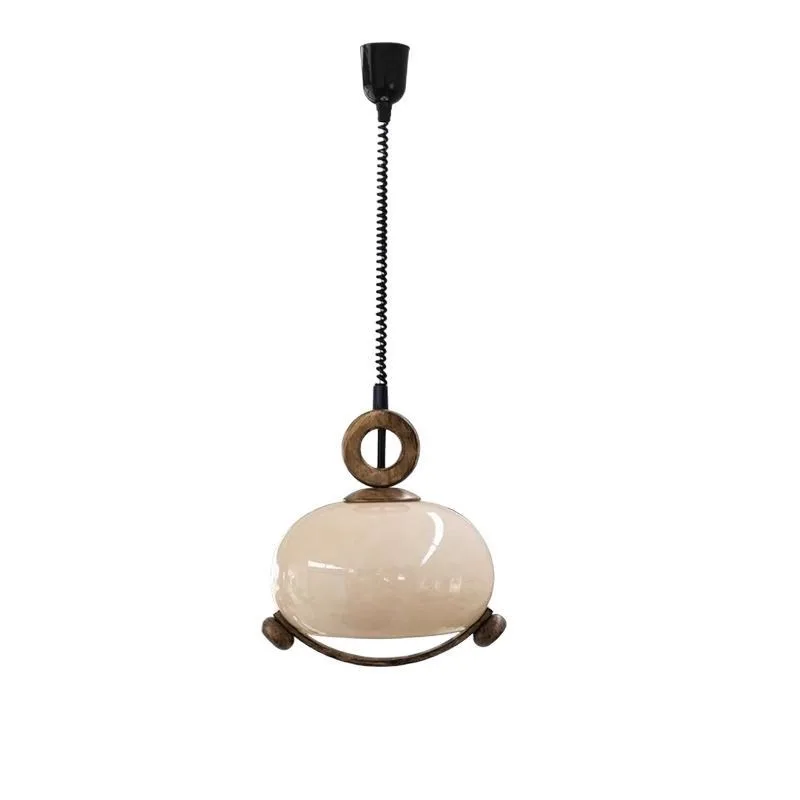 

French style, medieval style, master bedroom, bedside, chandelier, retro, liftable, high sense