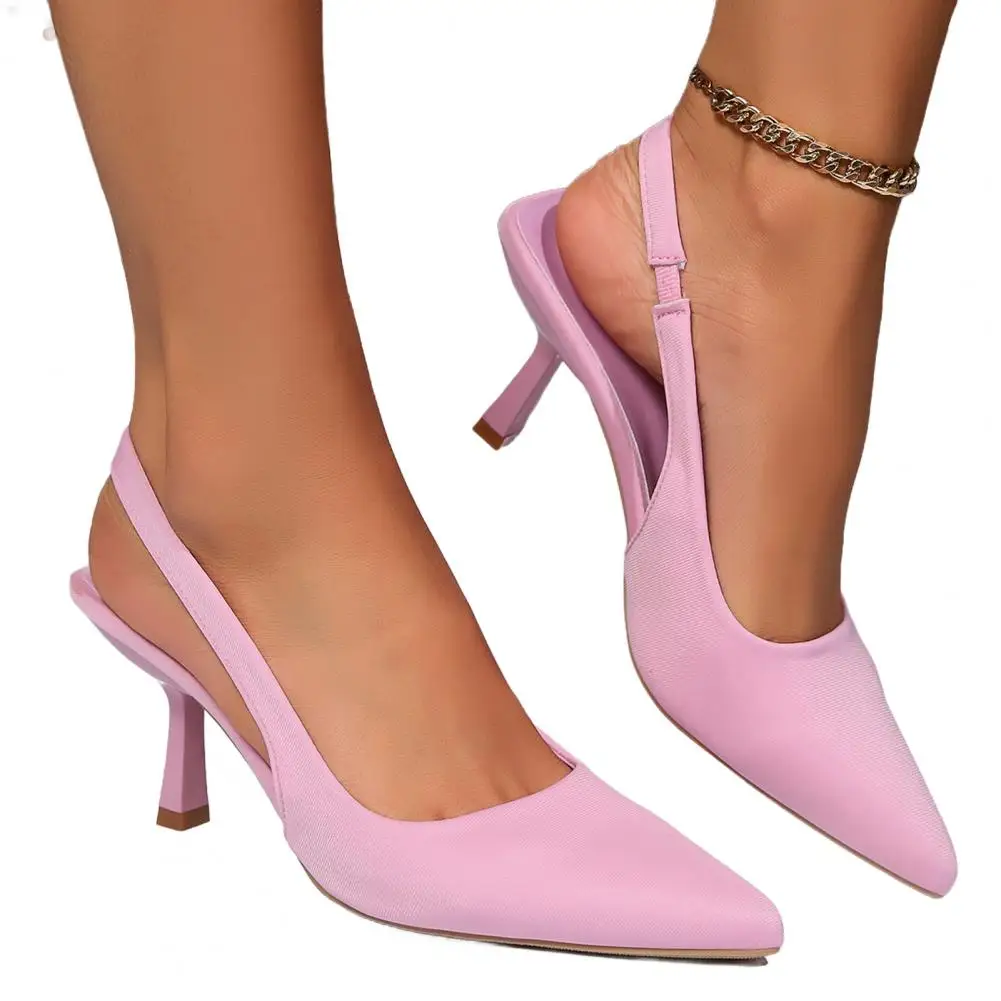 

2024 New Autumn Women's Shoes Fashion Women's Pumps Pointed Toe High Heels Shallow Women's Sandals Shoes for Women Zapatos Mujer