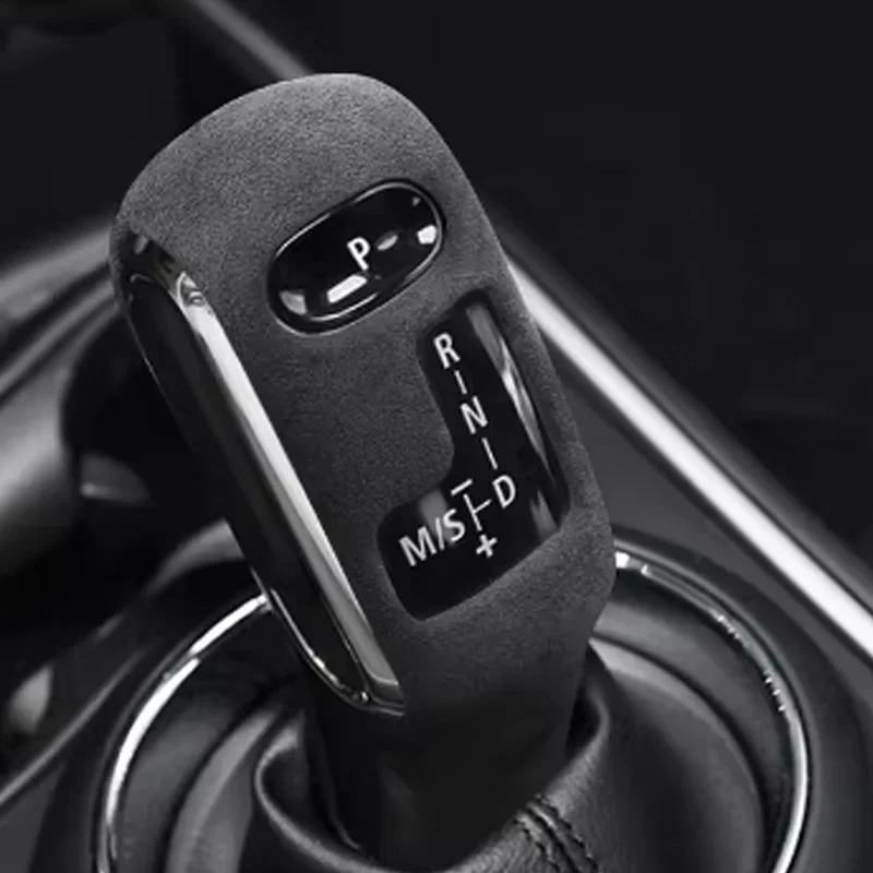 

Замшевая обертка из алькантары, автомобильная центральная ручка переключения передач, аксессуары для BMW MINI F55 F56 F54 F60 F57 2020 2021 2022 2023 2024