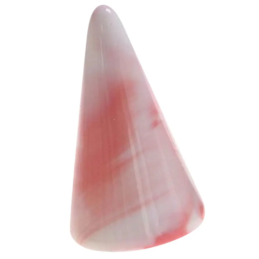 

Ceramic Ring Holder Cone Shape Ring Display Stand Durable Jewelry Organizer for Desktop Home Store Use Cone Shape Rings Stand