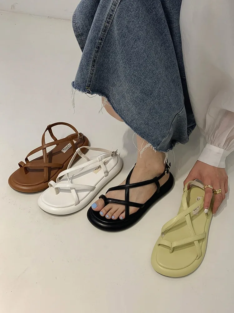 Shoes Beige Heeled Sandals Slippers Soft On A Wedge Platform Low Luxury Slides Rubber Flip Flops Slipers Women Black Comfort Sum