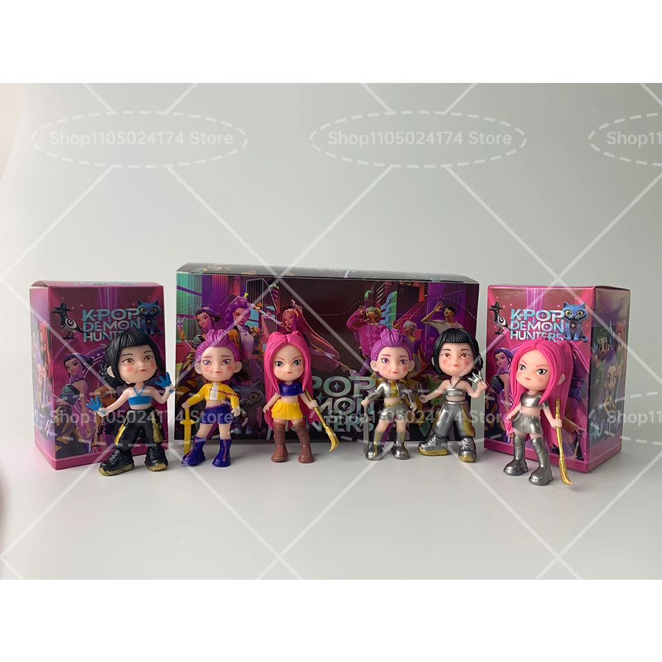 2026NEW Kpop الشيطان هنتر رومي زوي ميرا أنيمي جمع دي شخصية دي كلورورو دي بولي فينيليكو بارتيجاس دي إسكريتوريو ريجالو