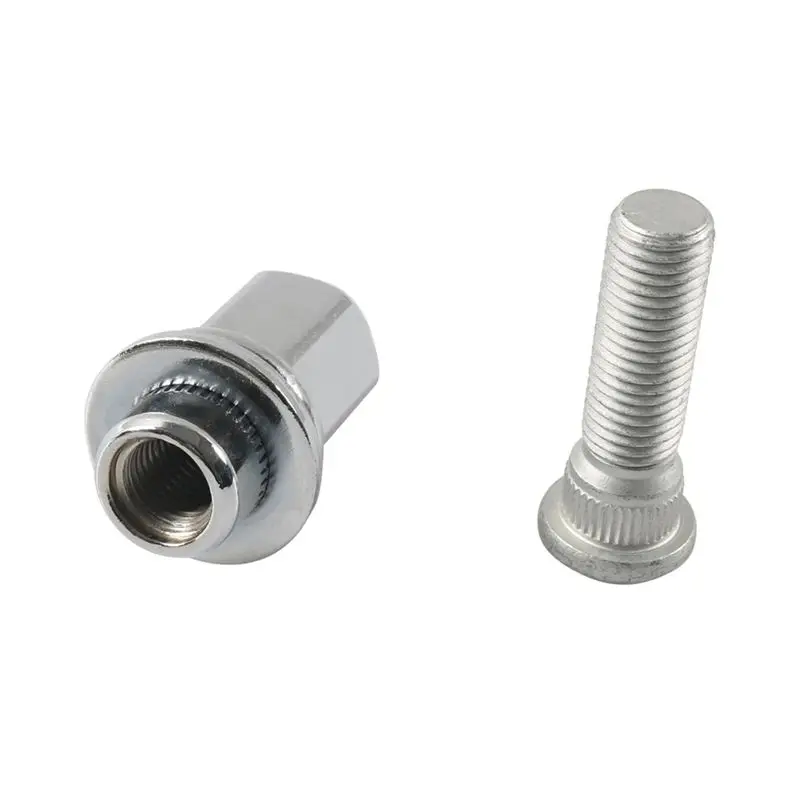 DT42-For Toyota Corolla Camry Lexus GS350 GX460 ES300 SC400 M12x1.50 Chrome Wheel Lug Stud Nut Set 90942-01058 90942-02049