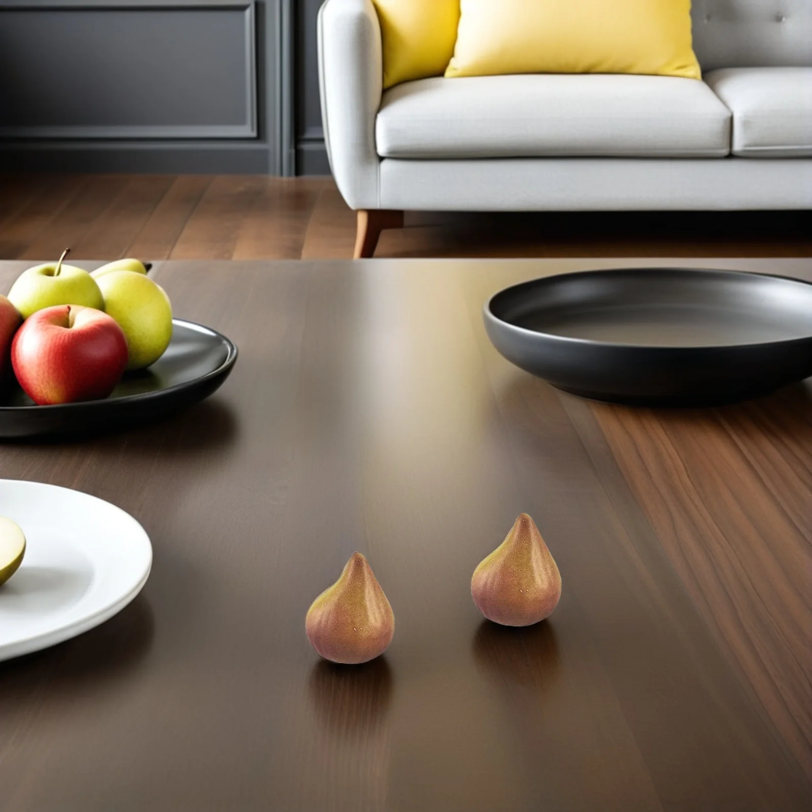 

6Pcs Artificial Fig Fruit Fake Food Realistic Simulation Kitchen Table Centerpiece Decoration Photography Props Home