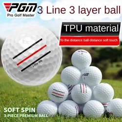 PGM Golf palla da gioco a tre strati TPU palla a tre strati Soft Hitting Feel Game Ball Q027