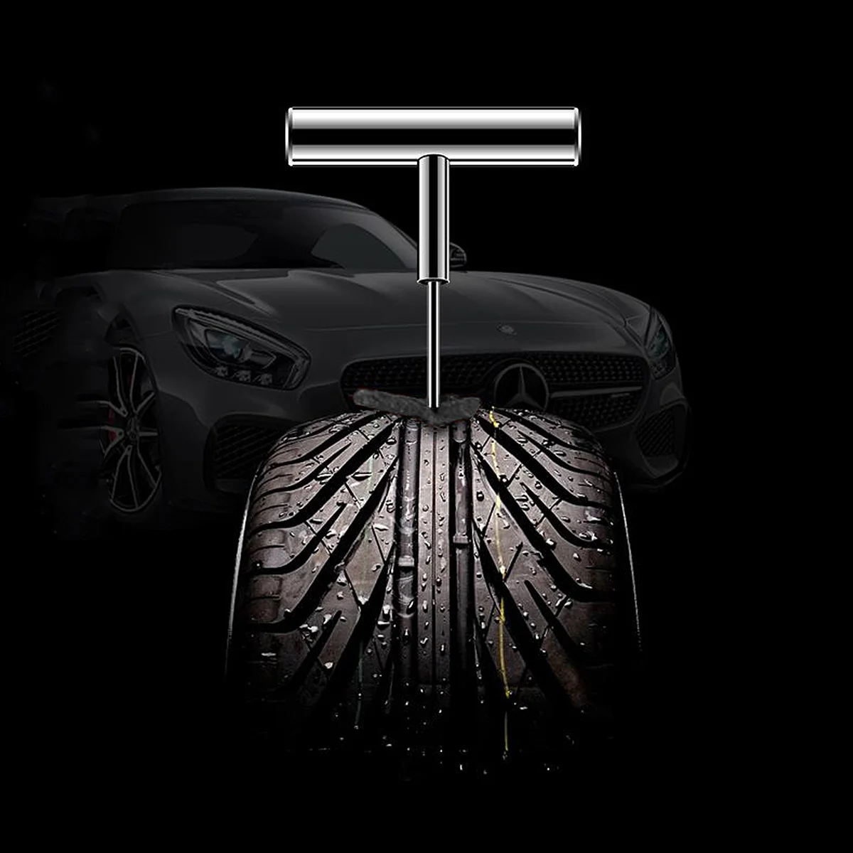 

50Pcs Tire Repair Plug Rubber Sealing Strip Long-Lasting Air Tight Puncture Tool for Cars Fast Easy Fix in Minutes